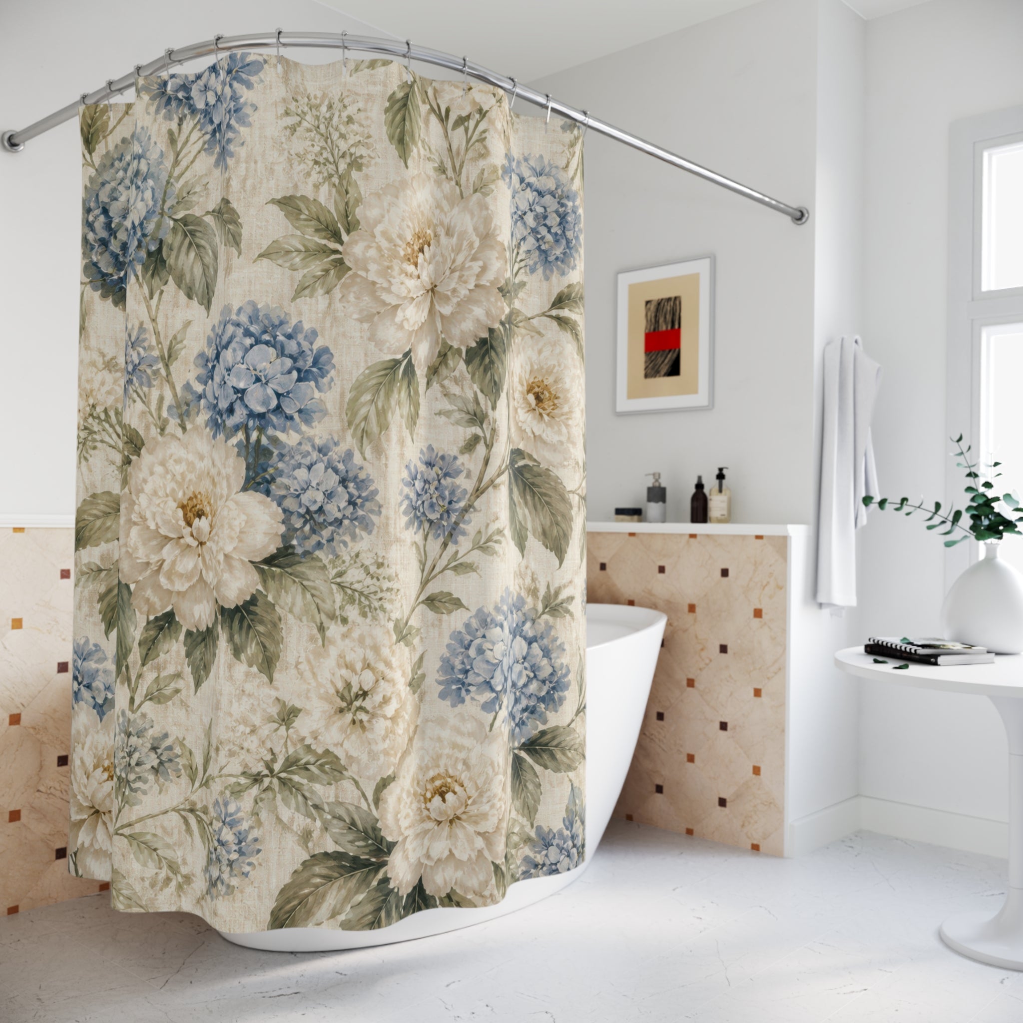 Hydrangea Shower Curtain