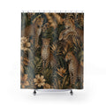 Leopard Shower Curtain: Tropical Jungle