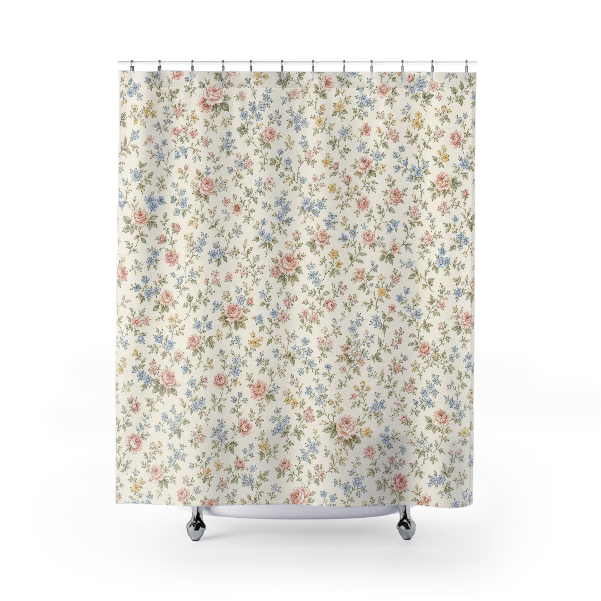 Tiny Ditsy Floral Shower Curtain