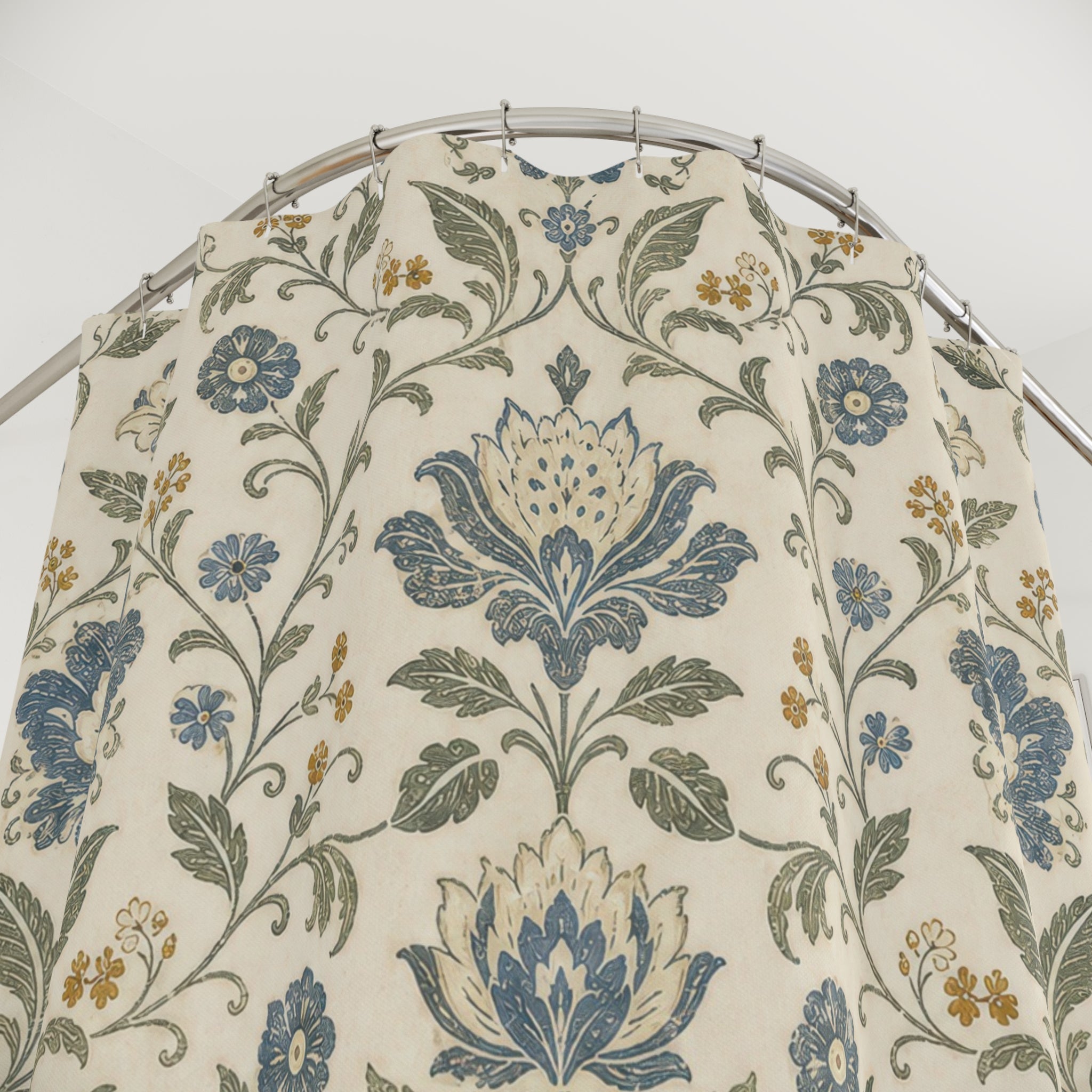French Country Damask Vine Shower Curtain
