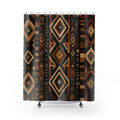 African Shower Curtain: Boho Mudcloth