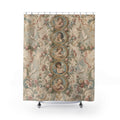 Blush Cherub Cameo Valentine Shower Curtain