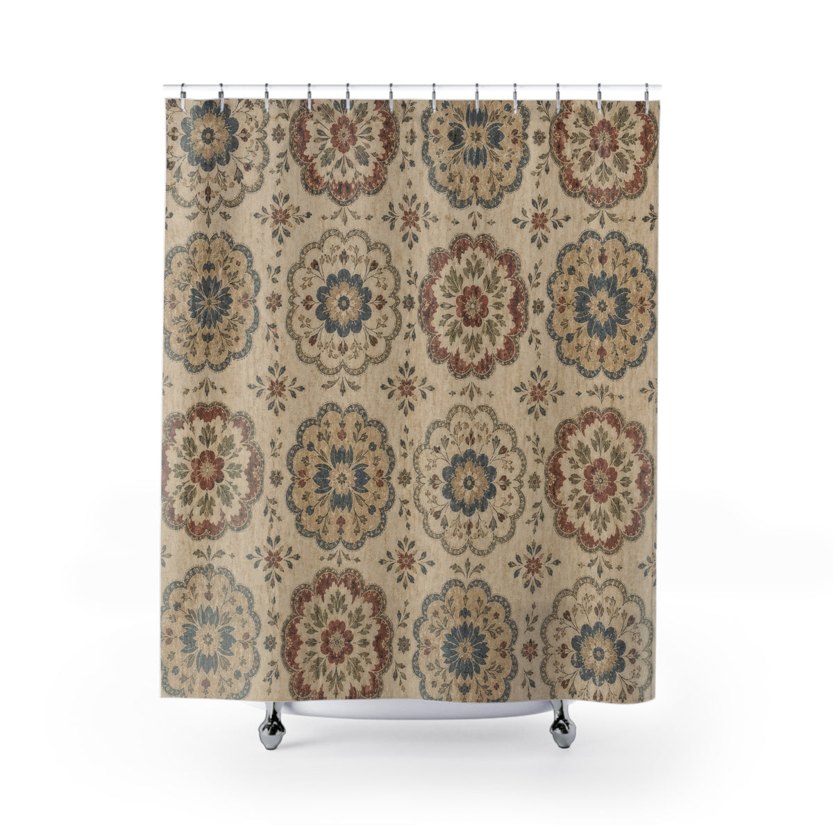 Vintage Medallion Shower Curtain