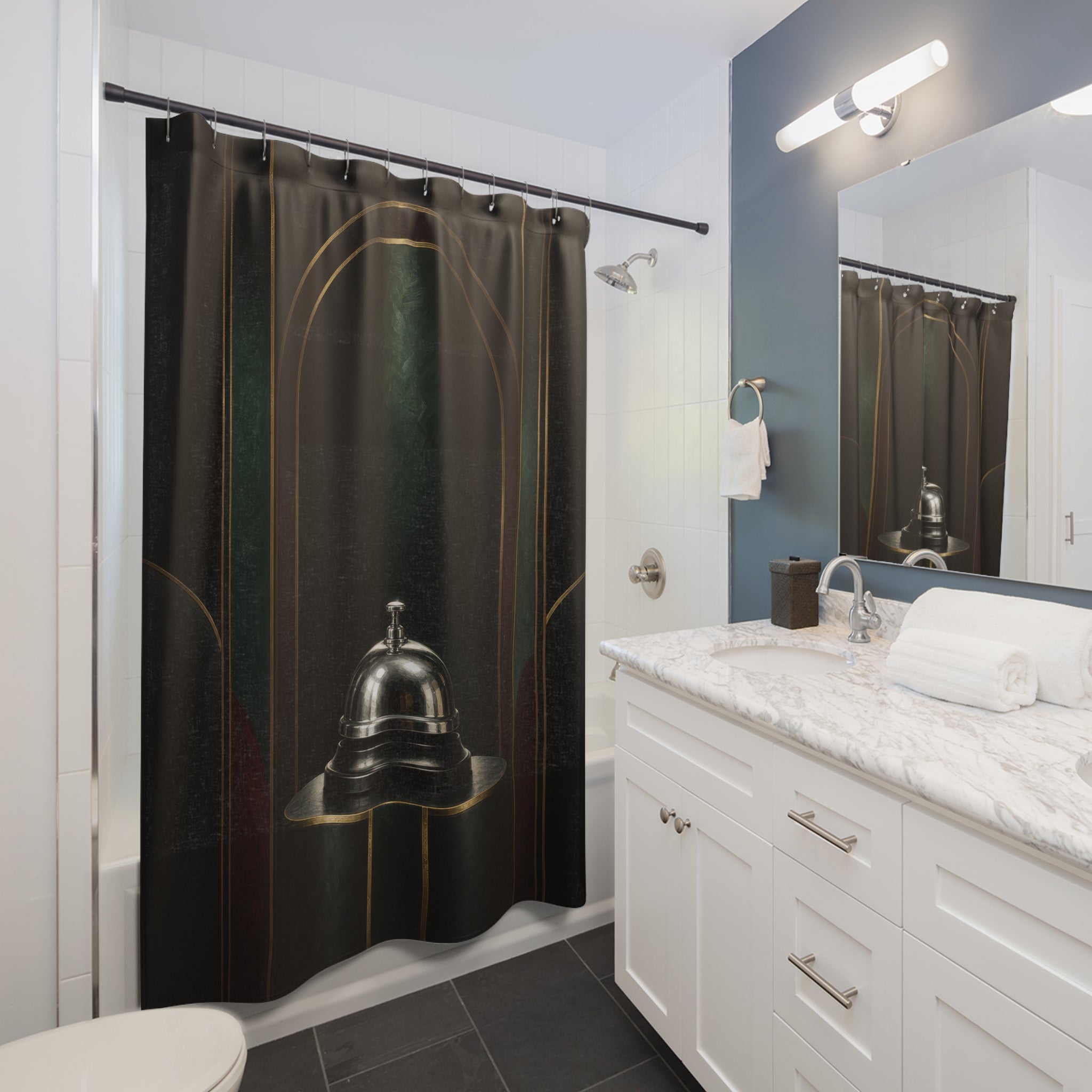 Boutique Hotel Bell Shower Curtain