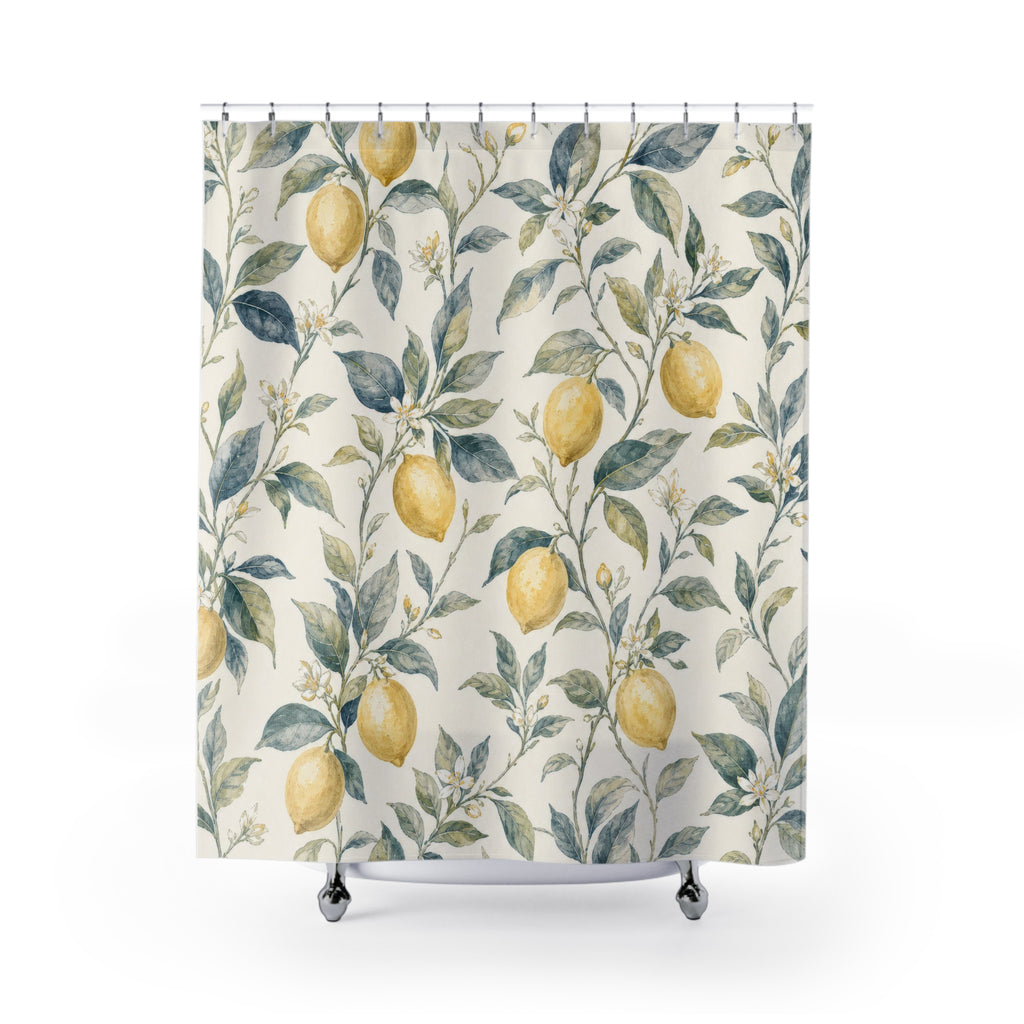 French Country Citrus Branch Shower Curtain