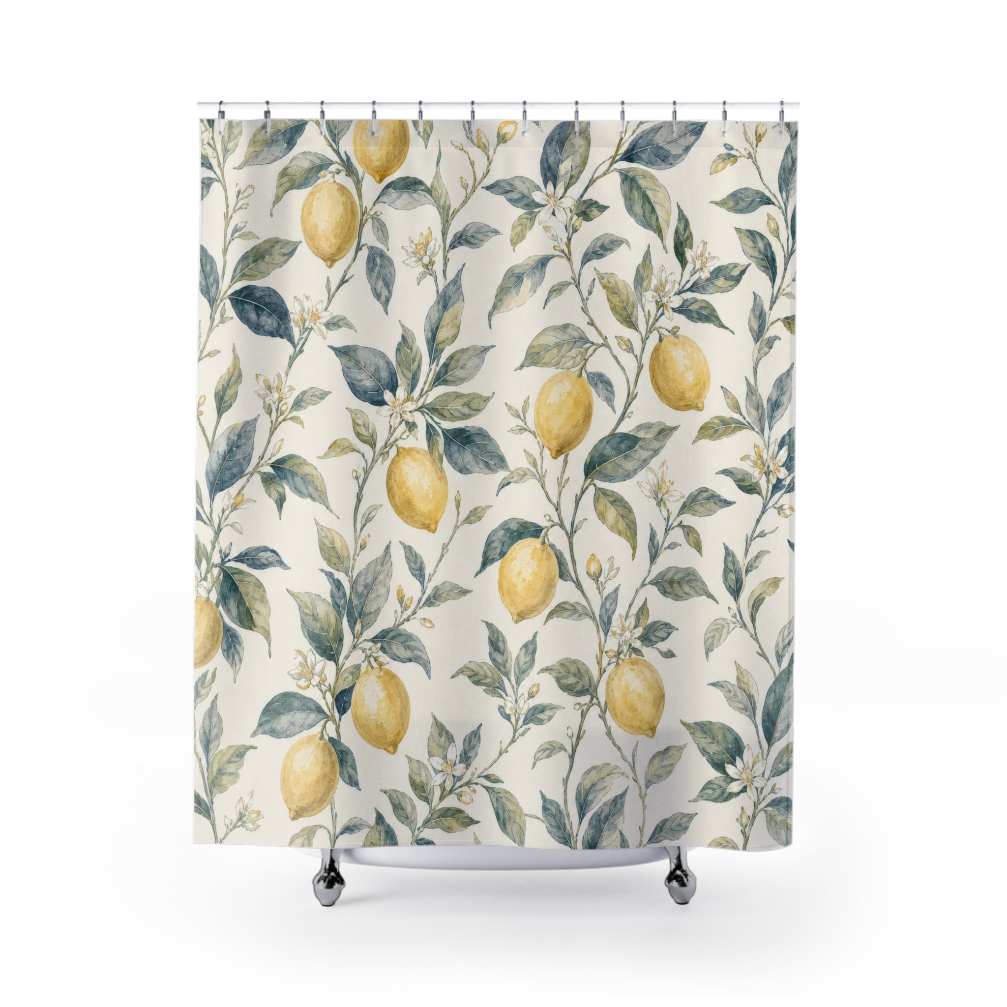French Country Citrus Branch Shower Curtain