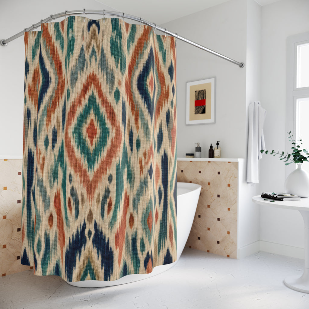Ikat Shower Curtain