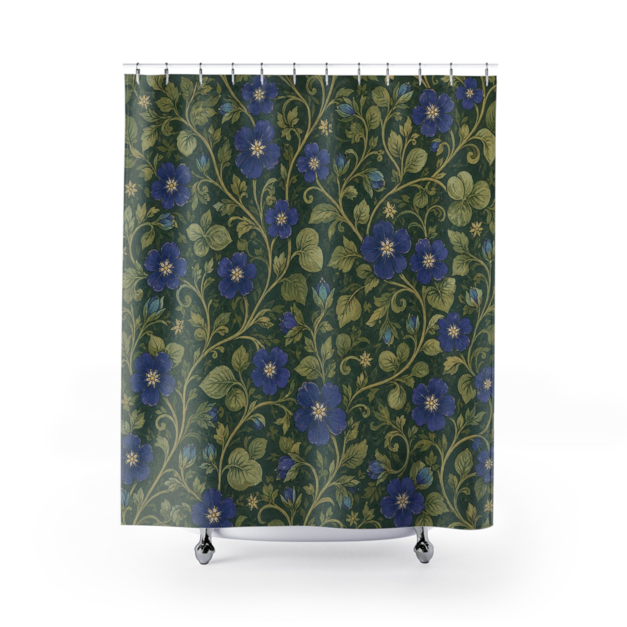 William Morris Pimpernel Shower Curtain – Green