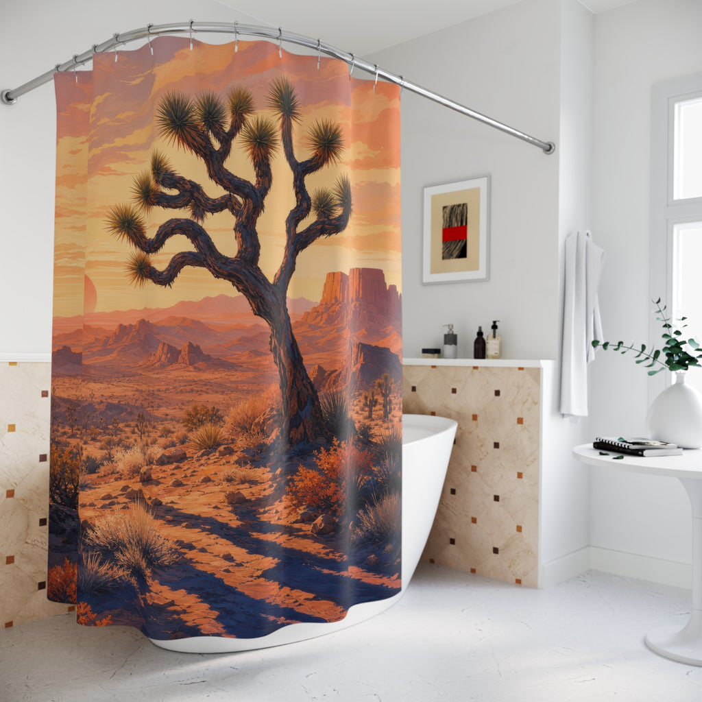 Joshua Tree Sunrise Shower Curtain