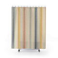 French Stripe Striped Shower Curtain