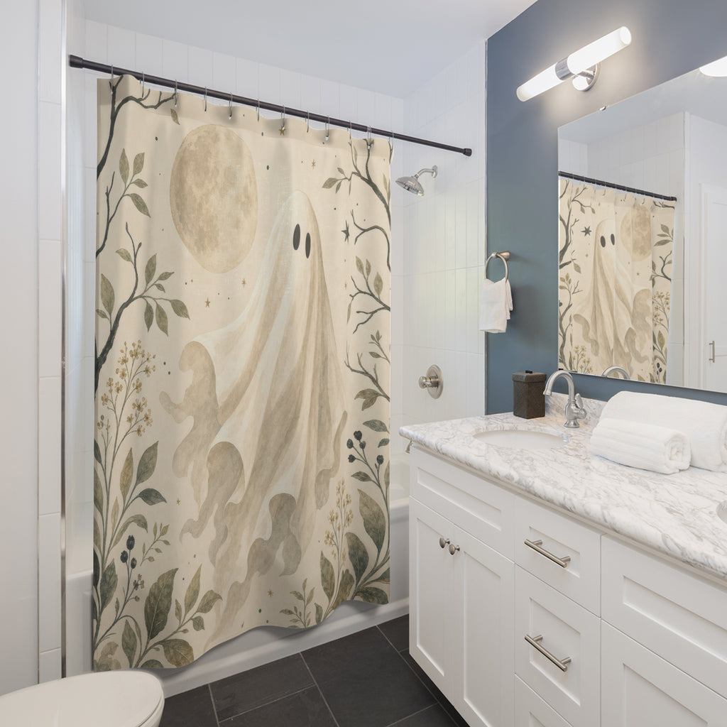Halloween Ghost Shower Curtain