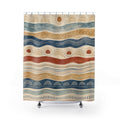 Boho Striped Sun Shower Curtain