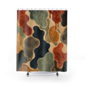 Ceramic Glaze Pool Shower Curtain