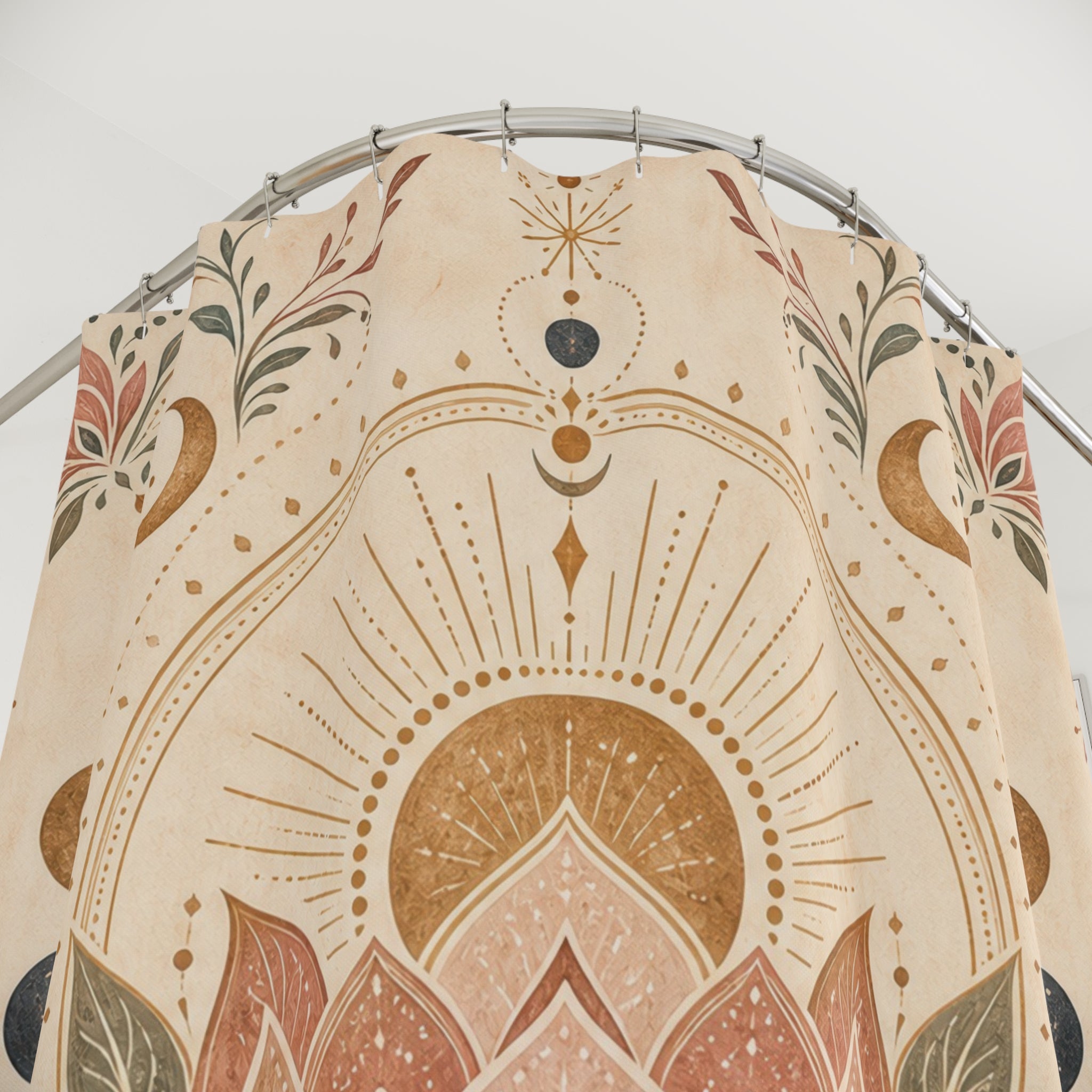Lotus Mandala Shower Curtain