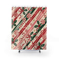 Candy Cane Stripe Shower Curtain