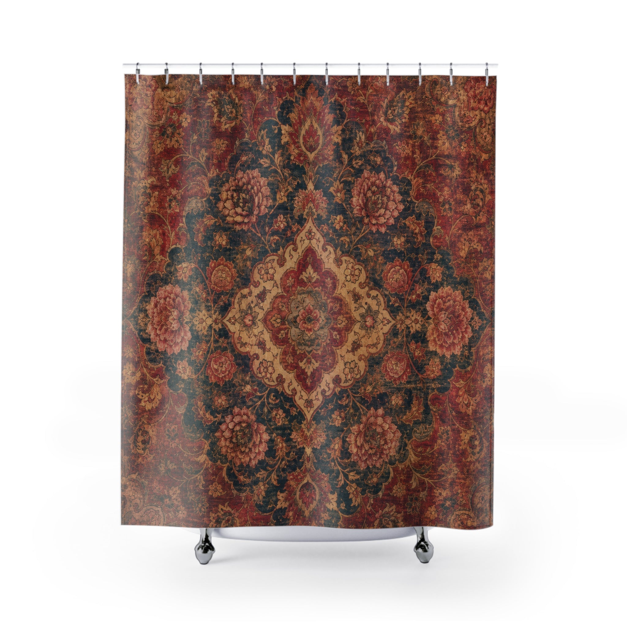 Persian Floral Shower Curtain