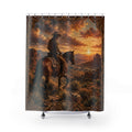 Cowboy Shower Curtain: Western Desert