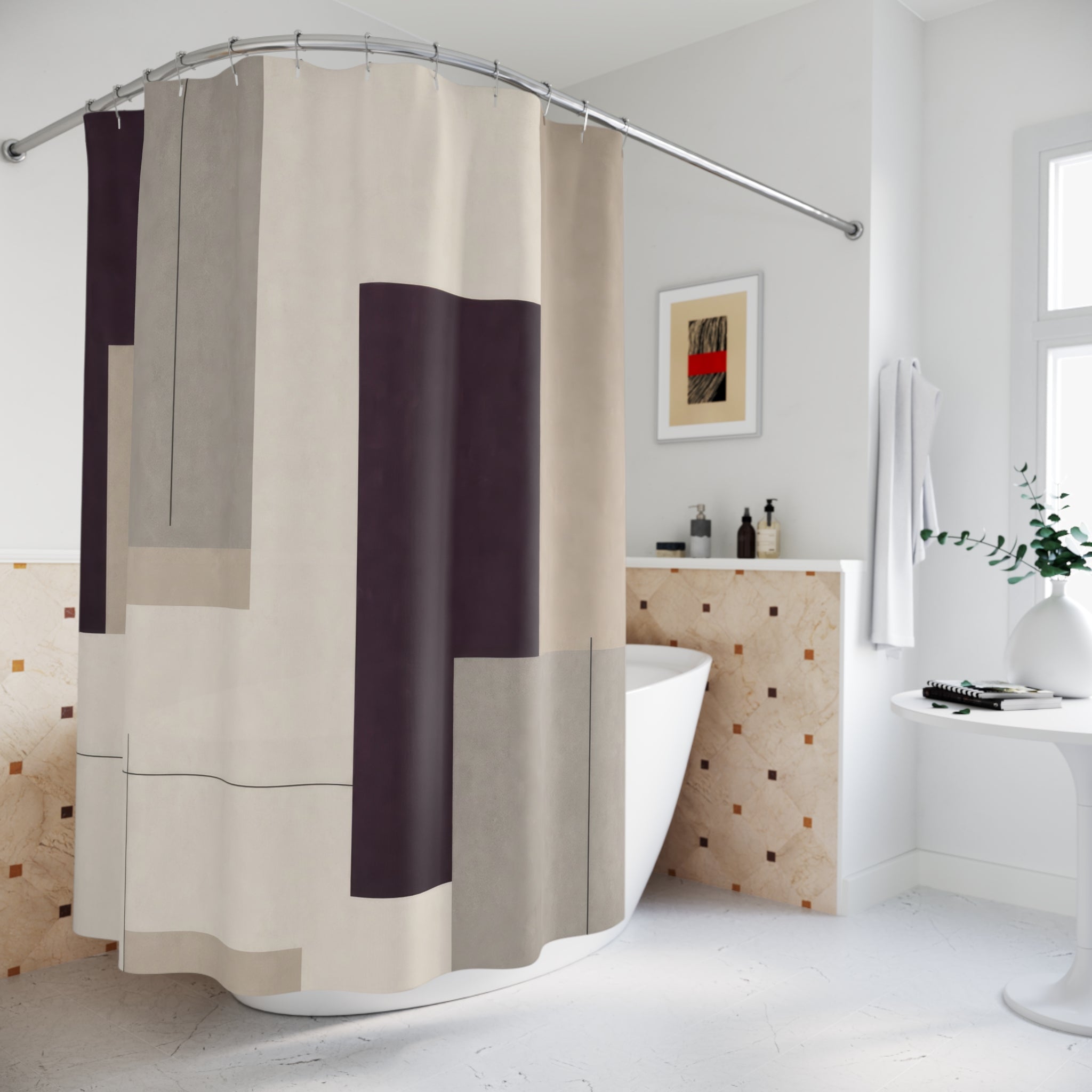 Plum Shower Curtain