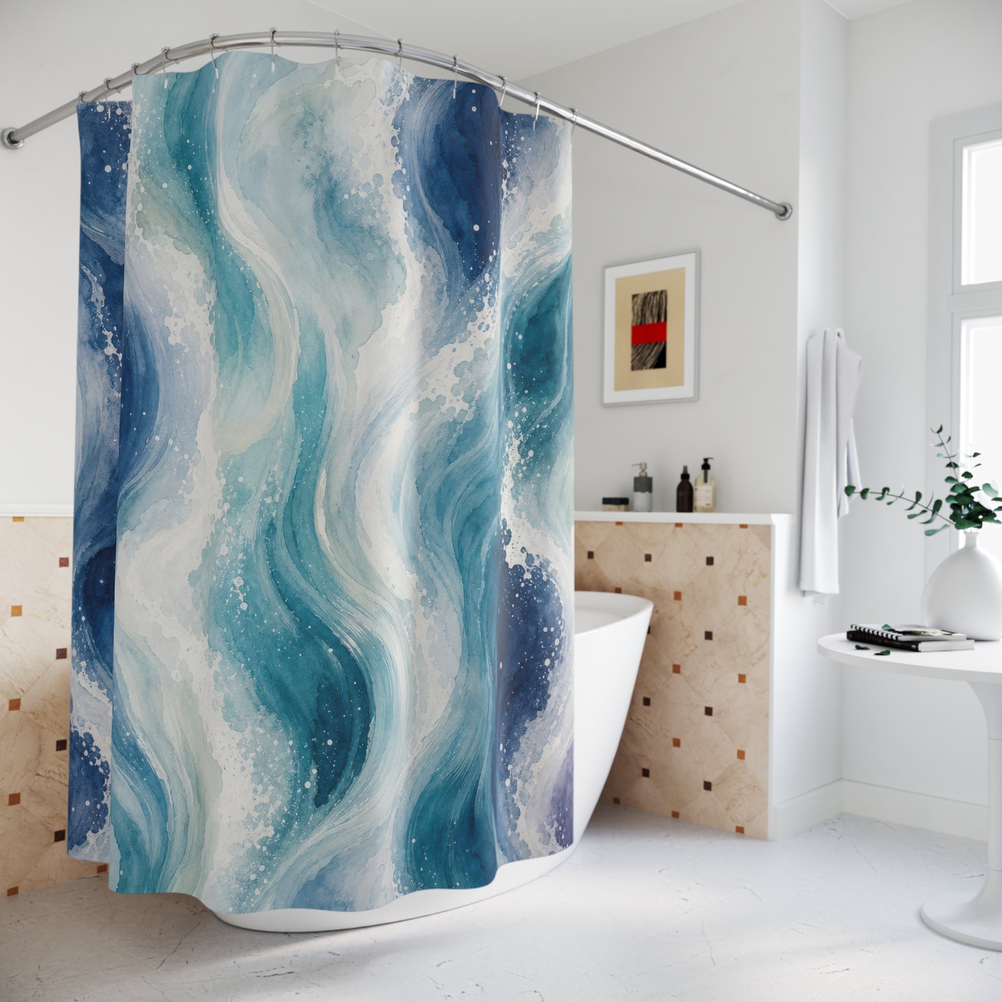 Blue Ocean Shower Curtain