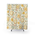 Toast Honey Cute Shower Curtain