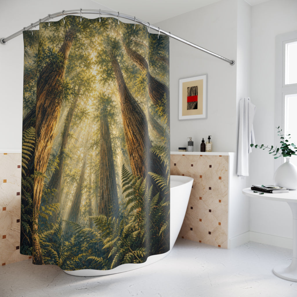 Acrylic Redwood Canopy Shower Curtain