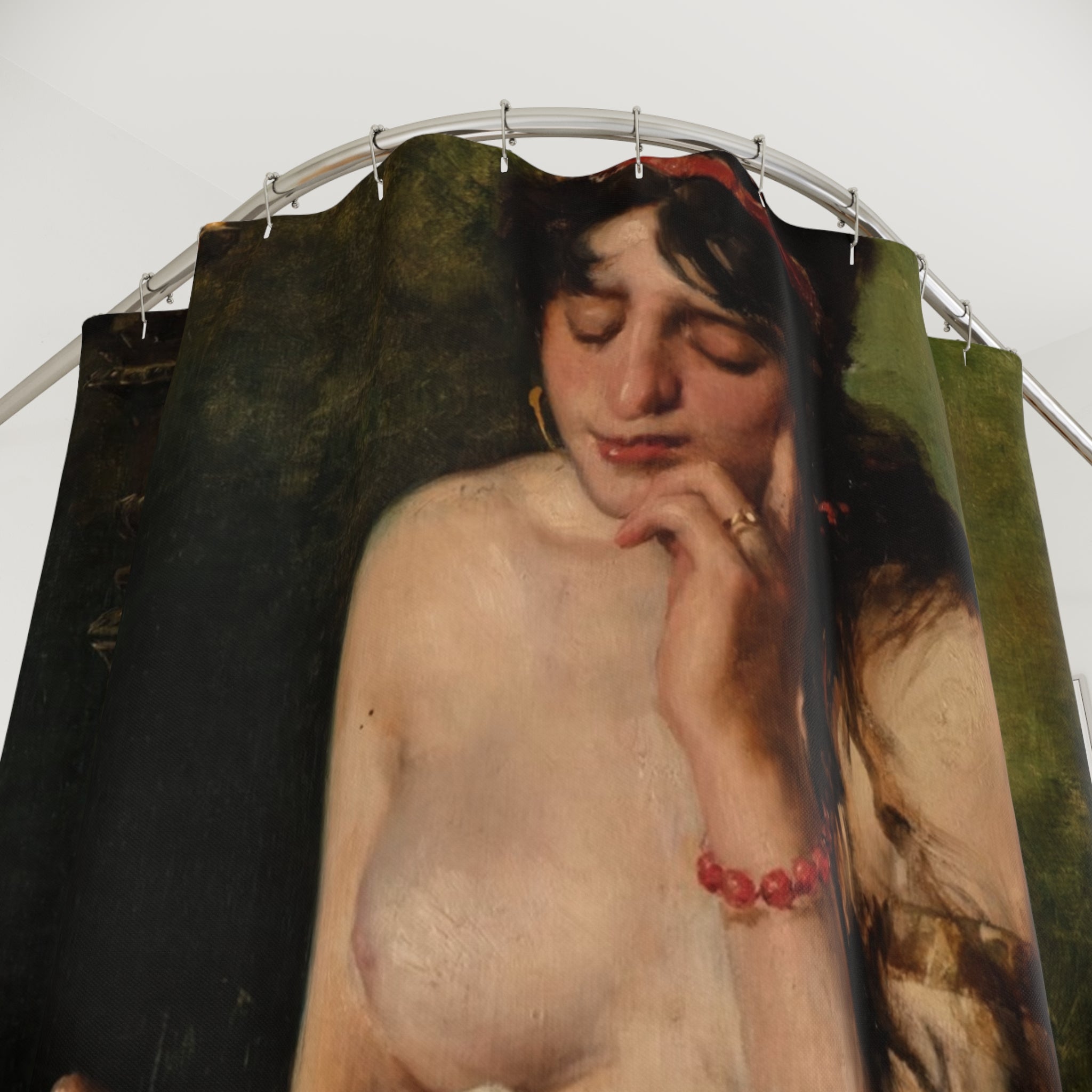 Vintage Art Shower Curtain: Sorolla Figure