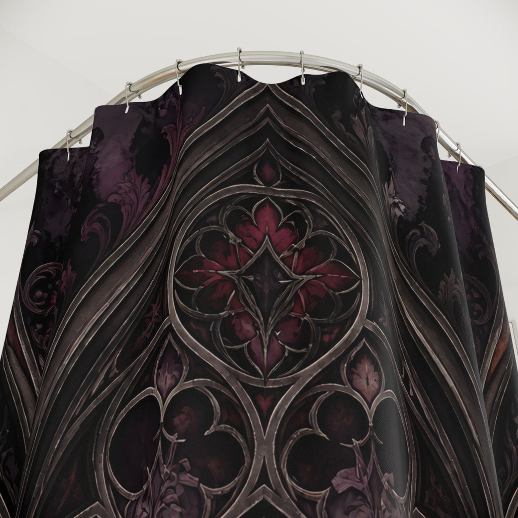 Cathedral Window Tracery Shower Curtain