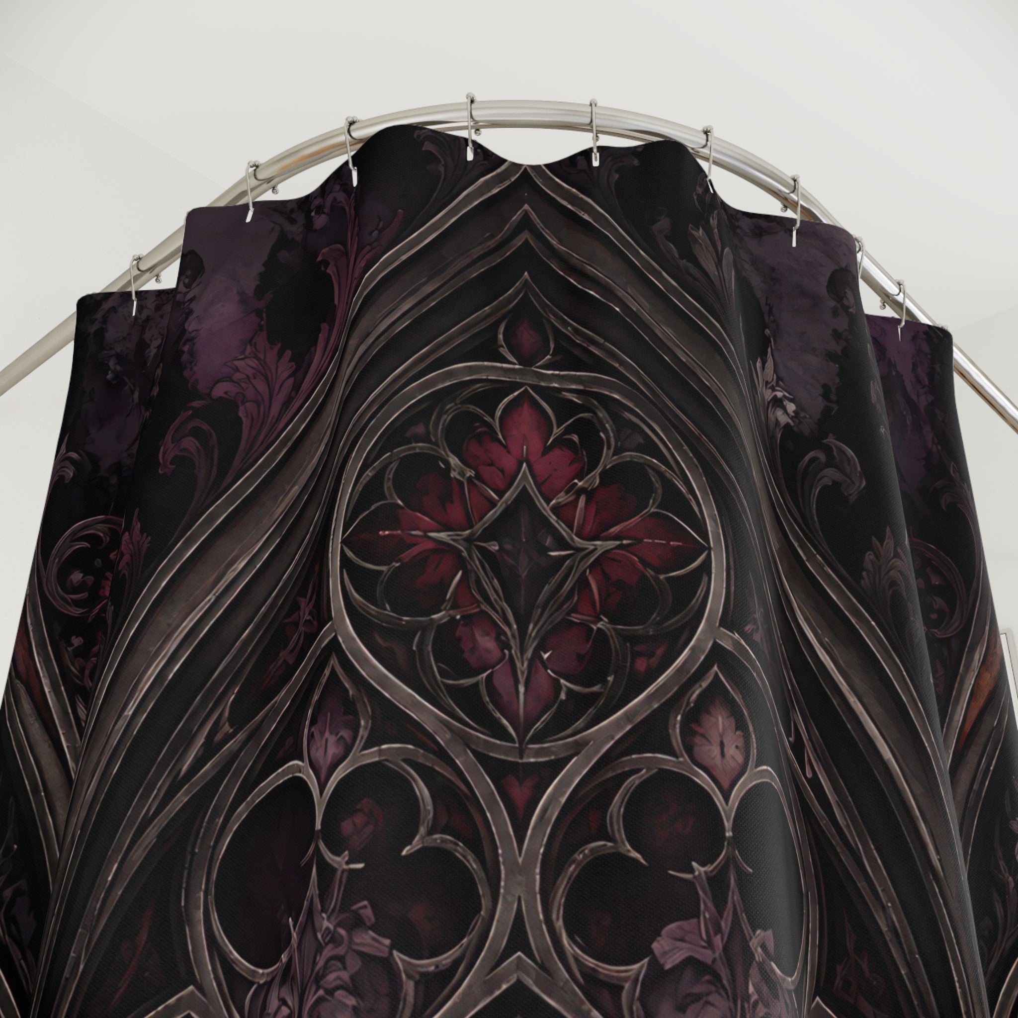 Cathedral Window Tracery Shower Curtain