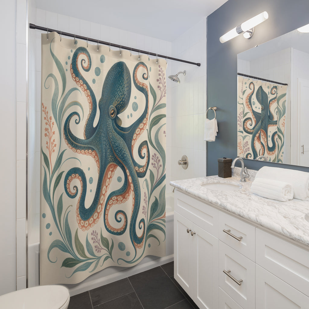 Octopus Shower Curtain