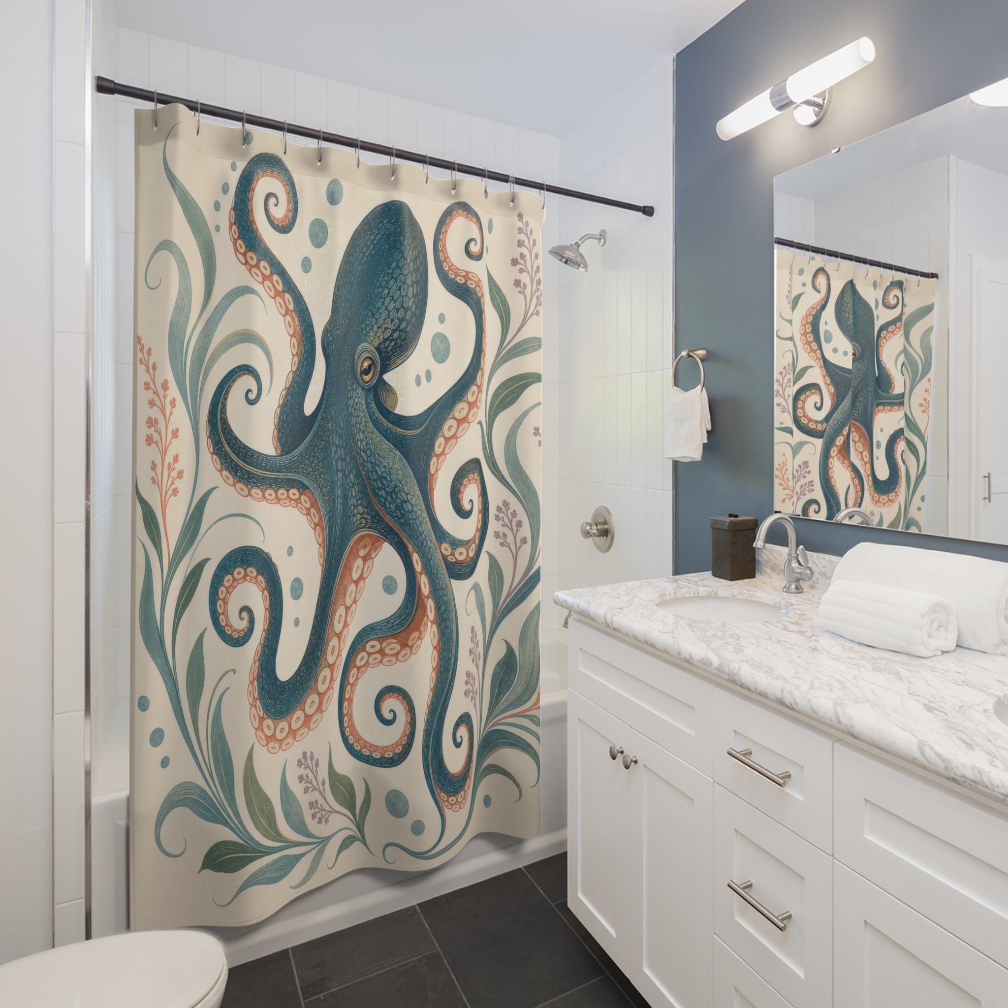 Octopus Shower Curtain