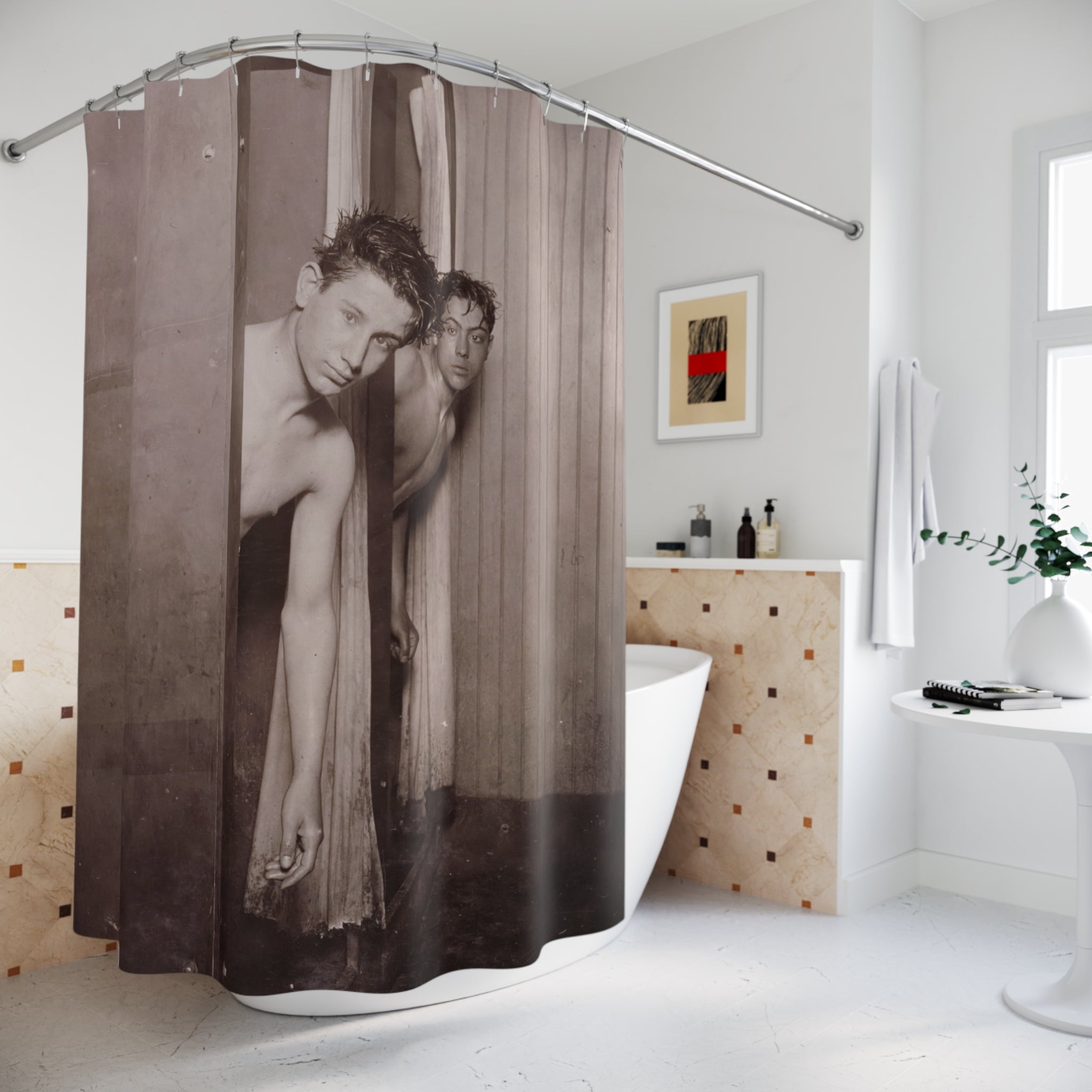 Lewis Hine Historical Photo Shower Curtain