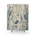 Bird Lake Heron Shower Curtain