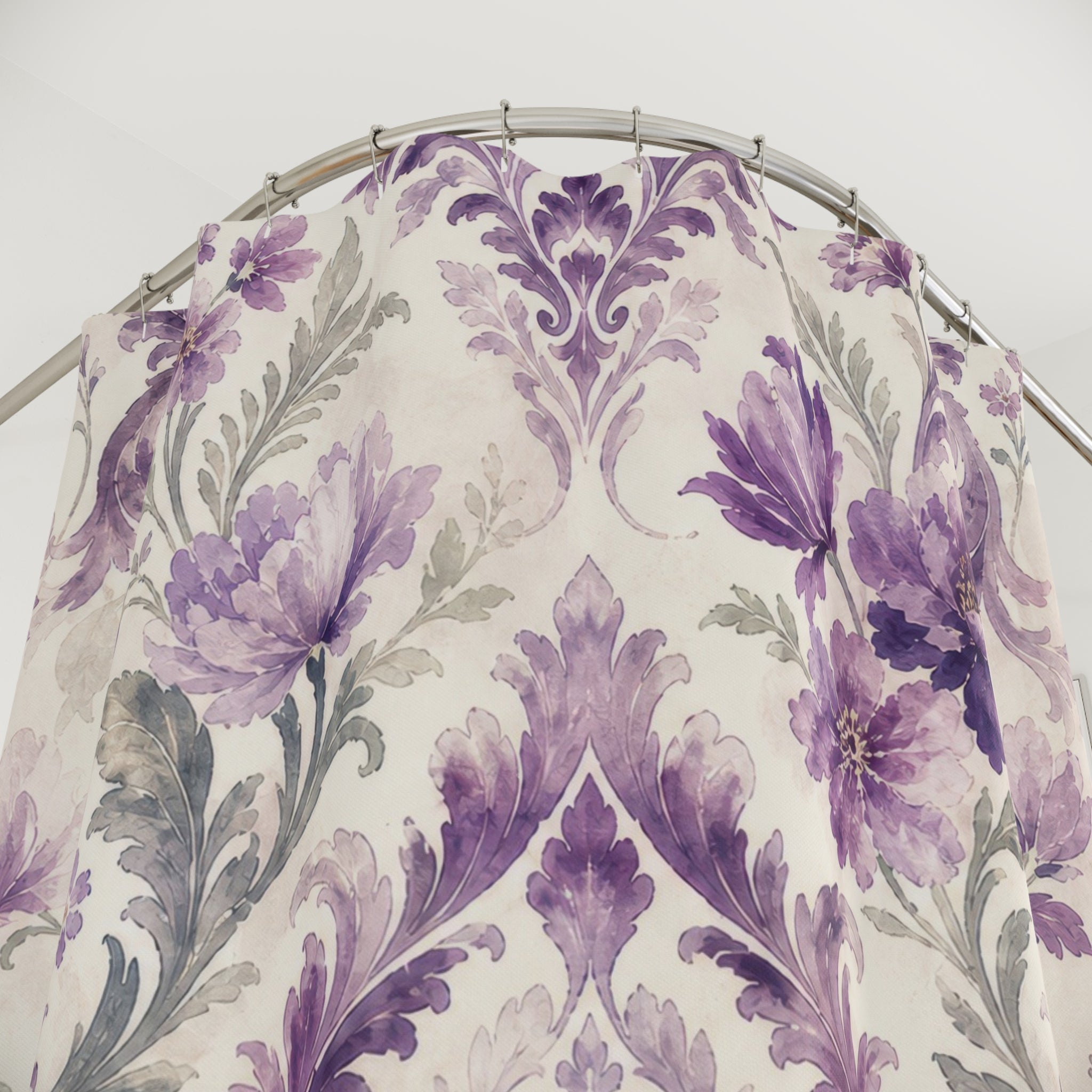 Ornate Floral Shower Curtain
