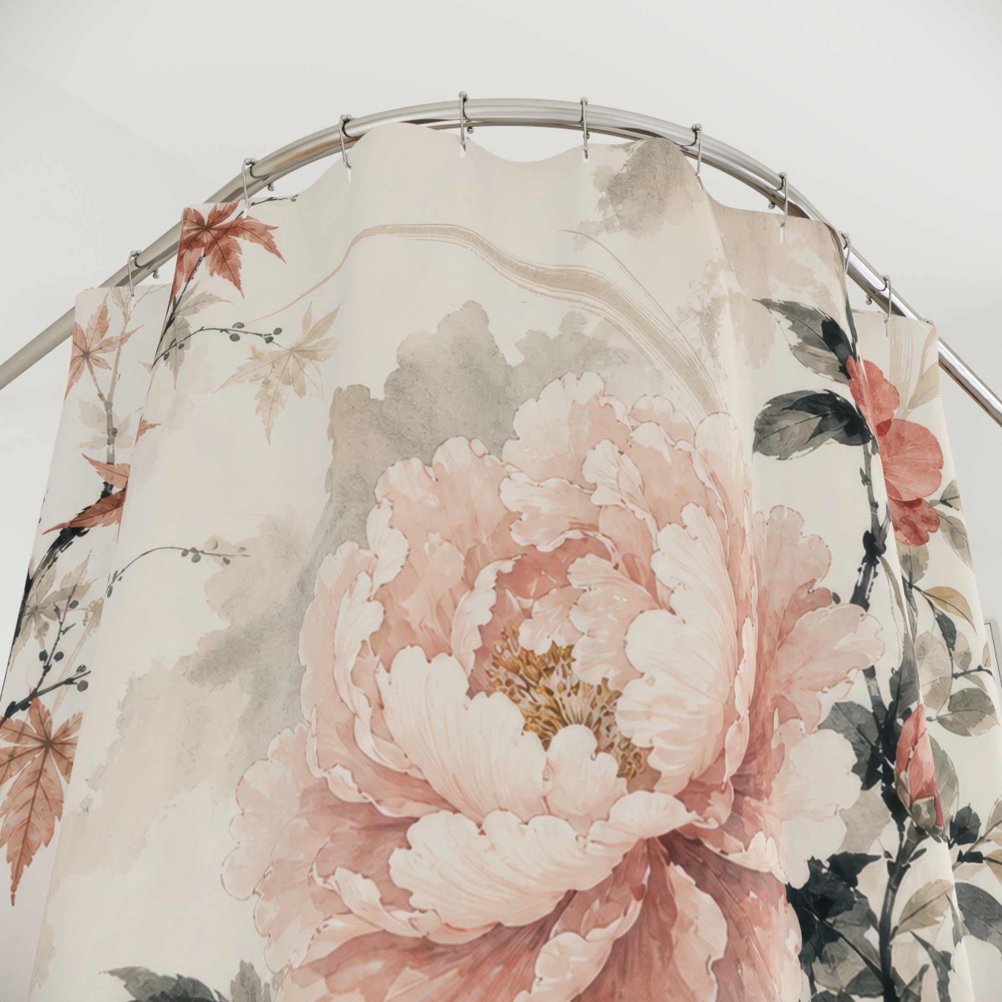 Japanese Peony Shower Curtain