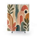 Mid Century Retro Shower Curtain
