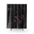 Dark Wildflower Shower Curtain
