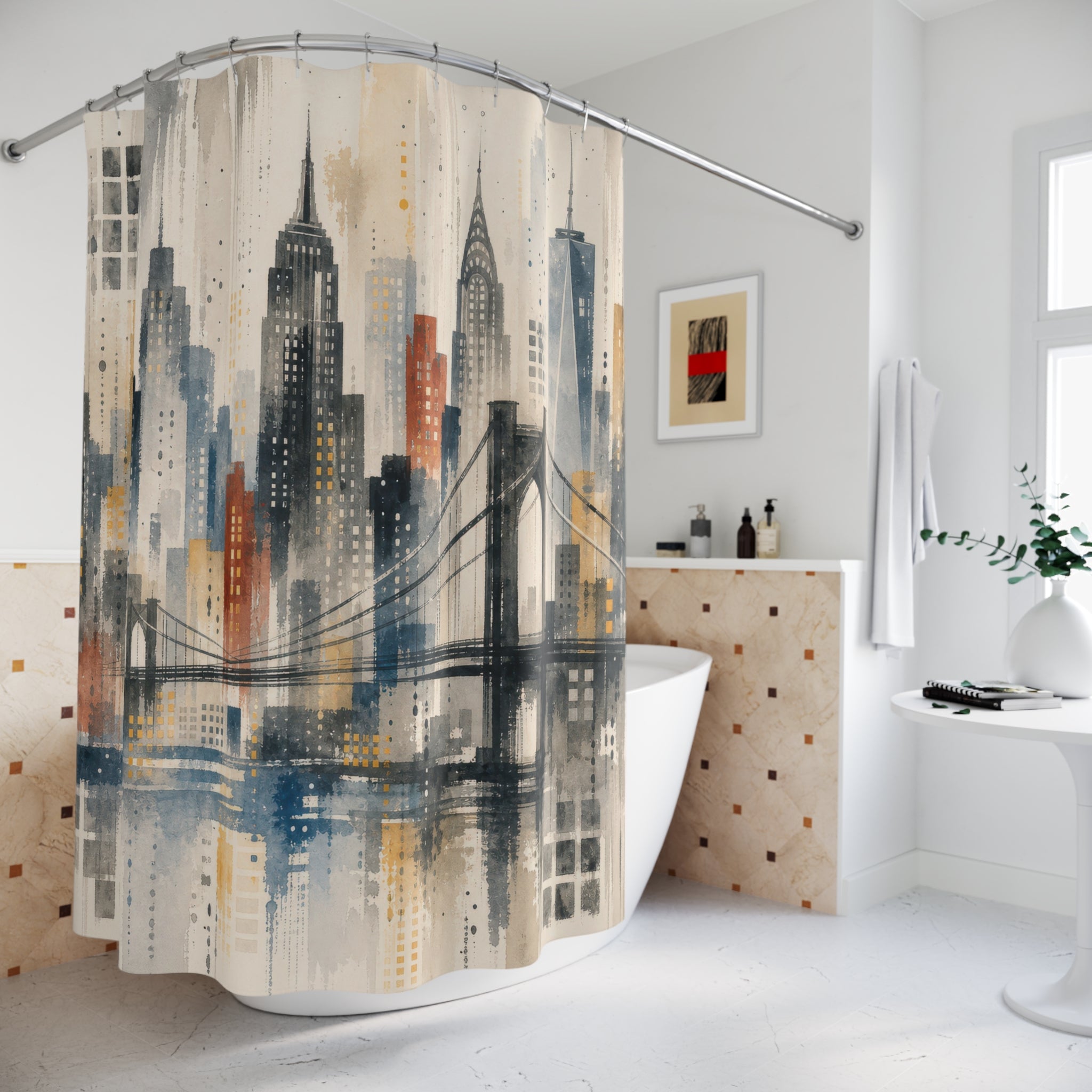 Bridge Shower Curtain