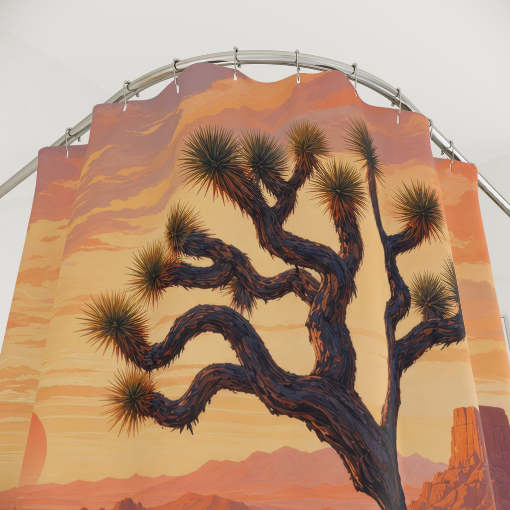 Joshua Tree Sunrise Shower Curtain