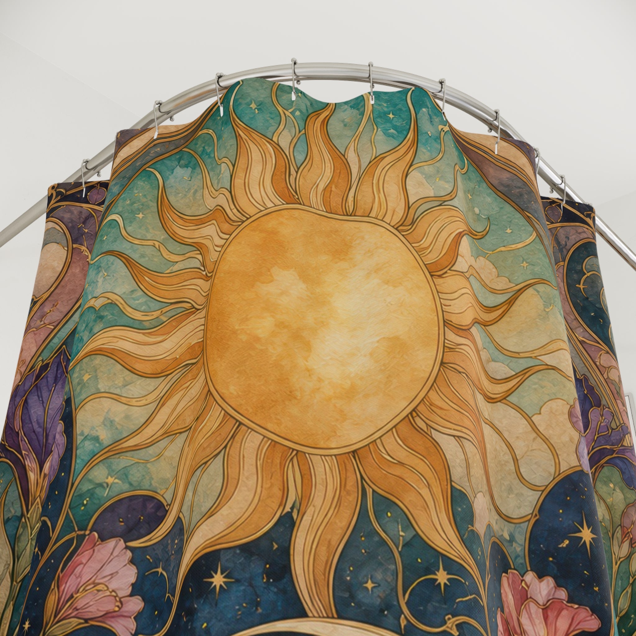 Solstice Garden Window Shower Curtain