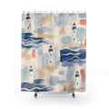 Lighthouse Coastal Shower Curtain: Lighthouse Shower Curtain