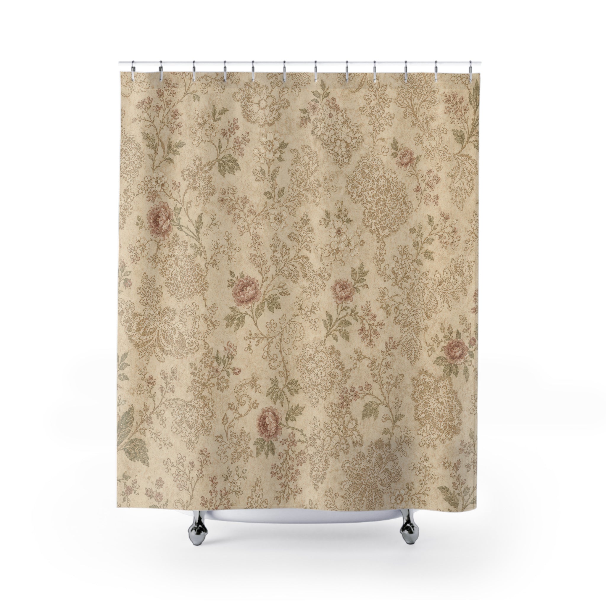 Vintage Damask Shower Curtain