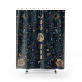 Indigo Celestial Shower Curtain